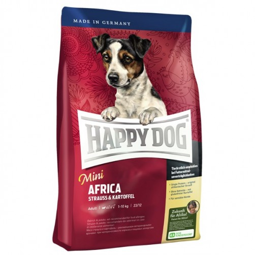 غذای خشک ممتاز هپی داگ مخصوص سگ های نژاد کوچک/ 700 گرمی/ Happy Dog Mini Africa